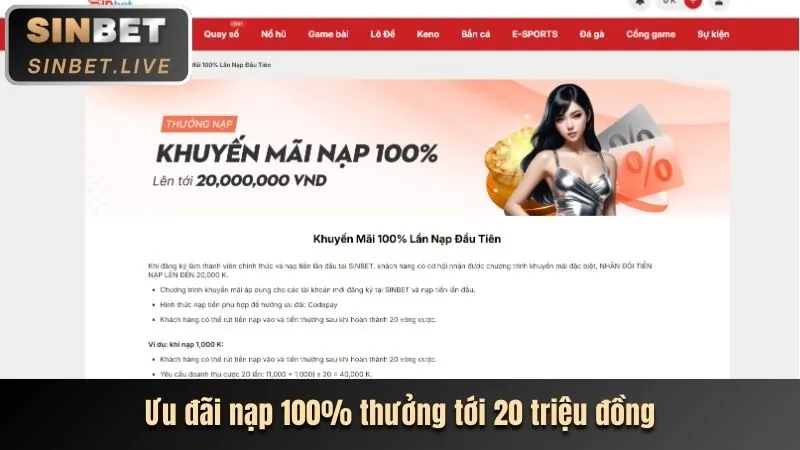 Tiền thưởng chào mừng 1gom casino
